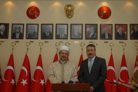 Diyanet İşleri Başkanı Görmez, Başkan Kocaoğlu’nu ziyaret etti