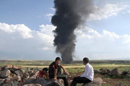 Diyarbakır'da petrol boru hattında patlama