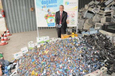 DOÇEV 1 milyon 560 bin atık pil topladı