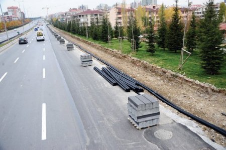 Doğukent Bulvarı 8 şeride çıkarıldı