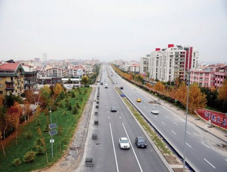 Doğukent Bulvarı 8 şeride çıkarıldı