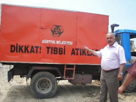 Dörtyol'daki Tıbbi Atıklar Güvenli Olarak İmha Edilecek