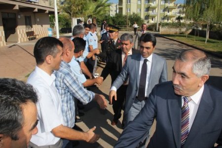 Döşemaltı Belediye Başkanı Tursun ve Kaymakam Baygül bayram ziyaretinde