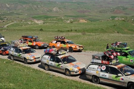 Dostluk ve barış rallisinin Çorum ayağı start verildi