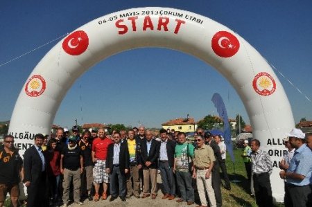 Dostluk ve barış rallisinin Çorum ayağı start verildi
