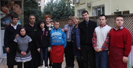 Down sendromlu çocuklar, bu kafede çok mutlu