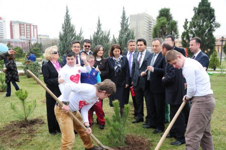 Down Sendromlular isimlerini taşıyan 120 ağaç dikti