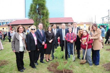 Down Sendromlular isimlerini taşıyan 120 ağaç dikti