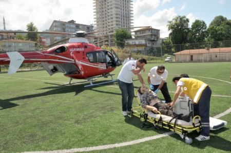 Dr. Baran: Ambulans helikopter için uygun bir piste ihtiyacımız var