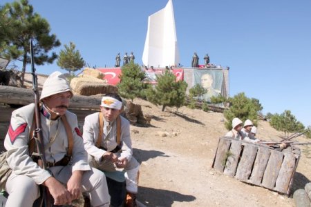 Dua Tepe’de 91 yıl öncesinin provası yapıldı