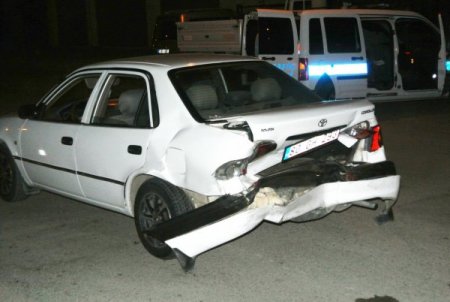 Düğün konvoyundaki kaza ucuz atlatıldı