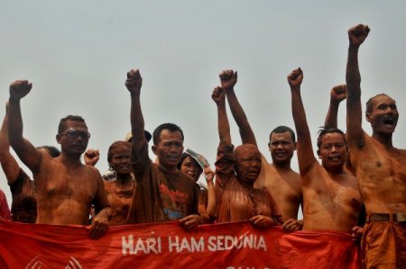 Dünya İnsan Hakları Günü, Endonezya'da protesto ile anıldı