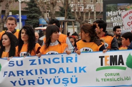 'Dünya Su Günü' için yürüdüler