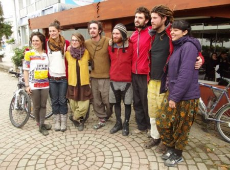 Dünya turuna çıkan bisikletçiler Ordu'da mola verdi