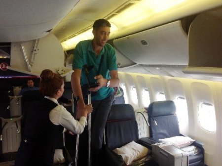 Dünyanın en uzunu uçağa sığmadı