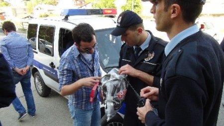 Dur ihtarına uymayan otomobilden uyuşturucu çıktı