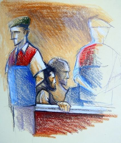 Duruşma Salonu'ndan Çizimler (özel)