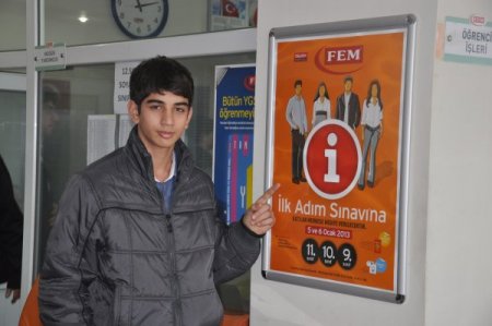 Düzce FEM'den ödüllü ilk adım sınavı