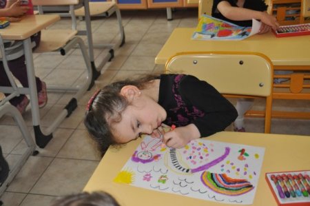 Düzce'de Anaokulları Arası Resim Yarışması Düzenlendi