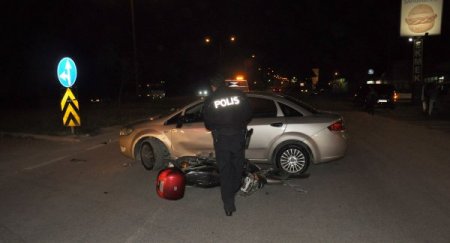 Düzce'deki Kazada Kask Hayat Kurtardı