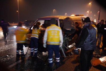 E-5'de kaza: 1 ağır yaralı (Özel)