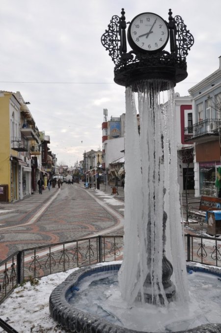 Edirne buz tuttu