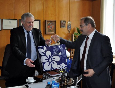 Edirne Emniyet Müdürü Cemil Ceylan’dan Kırcaali’ye dostluk ziyareti