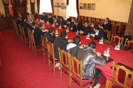 Edirne Roman Derneği Üyeleri Başkan Sedefçi'yi Ziyaret Etti