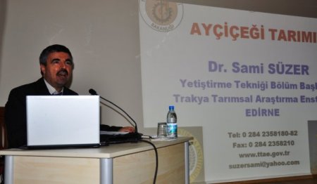 Edirne'de 'Ayçiçeği Tarımı' Konulu Konferans