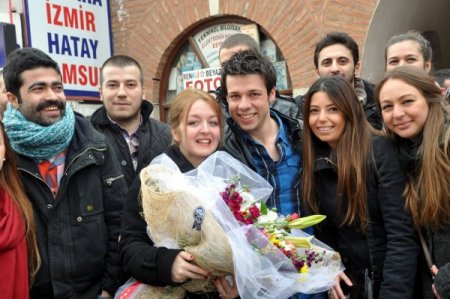 Edirne’de Cadde Ortasında İlginç Evlilik Teklifi