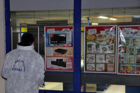 Edirne’de markete molotof bombalı saldırı