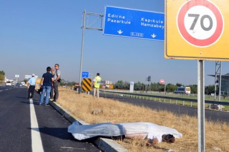 Edirne’de TIR yayaya çarptı: 1 ölü