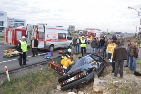 Edirne’de trafik kazası: 1 ölü, 1 yaralı