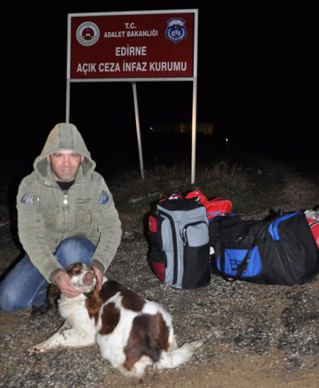 Edirne'deki cezaevinde tahliye sevinci
