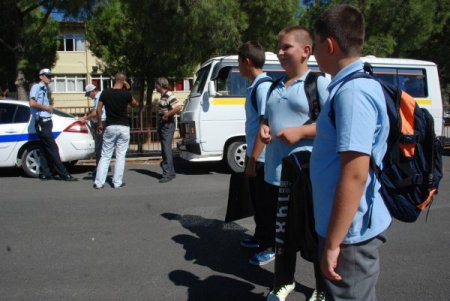 Edremit’te okul servis araçları denetlendi