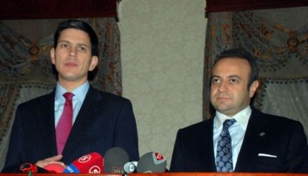 Egemen Bağış İle İngiliz Dışişleri Bakanı Miliband, Domuz Gribi Aşısında Hemfikir