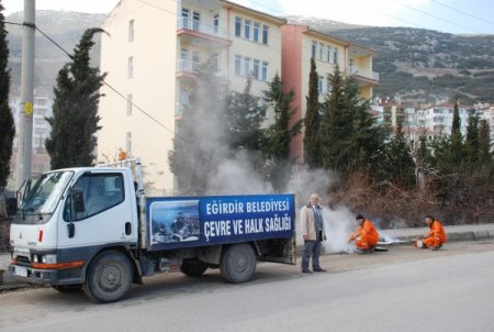 Eğirdir’de Sivrisineklerle Mücadele Başladı
