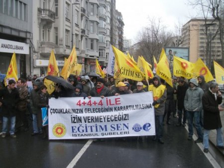 Egitim-sen’den '4+4+4' Protestosu