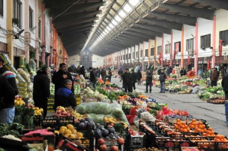 Egzotik meyveler Ankara Toptancı Hali'nde