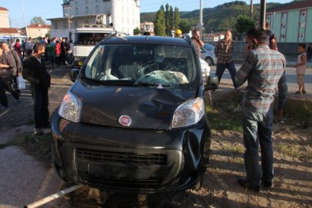 Ehliyetsiz sürücünün kamyonetle çarptığı öğrenci yaşam mücadelesi veriyor