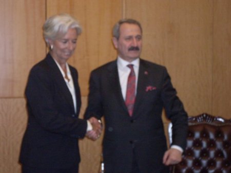 Ekonomi Bakanı Çağlayan, Imf Başkanı Lagarde İle Görüştü