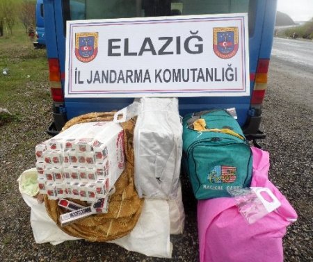 Elazığ'da 4 bin 700 paket bandrolsüz sigara ele geçirildi
