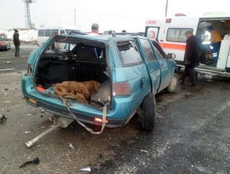 Elazığ’da trafik kazası: 2 yaralı