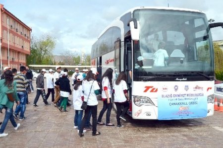 Elazığlı öğrenciler Çanakkale'yi gezdi