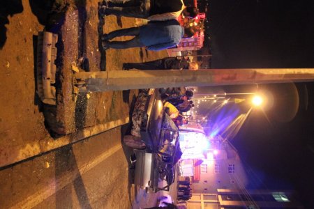 Elektrik direğine çarpan sürücü ağır yaralandı