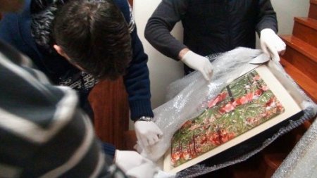 Elektrik sayacı ve resim tablolarından eroin çıktı