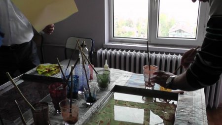 Elmadağ Emniyeti'nde personele ebru kursu