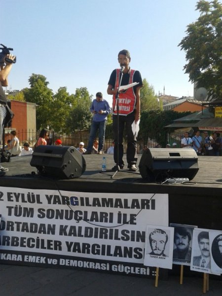 Emek Ve Demokrasi Güçleri, 12 Eylül Darbesini Protesto Etti