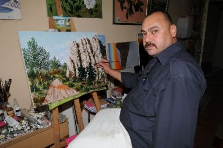 Emekli Emniyet Amiri Dördüncü Resim Sergisini Açacak