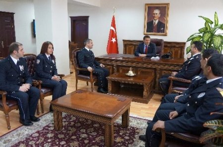 Emniyet Müdürü Özdemir'den, Kaymakam Esmer'e ziyaret